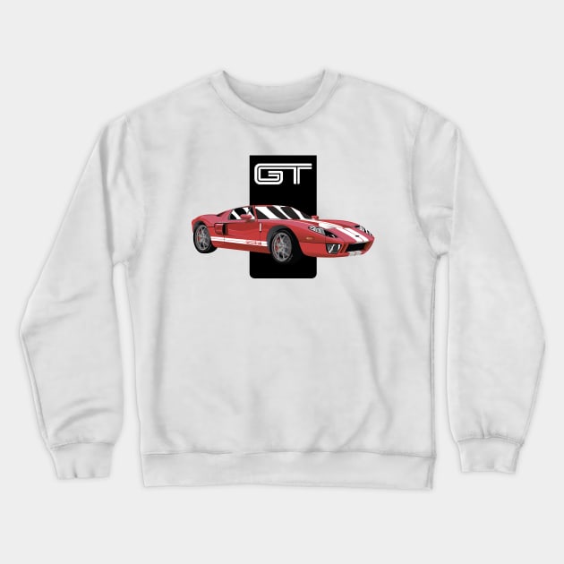 Ford GT 05´ Crewneck Sweatshirt by Green Dreads